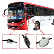 Espelho Auxiliar Caminhões E Ônibus Com Garra/prendedor