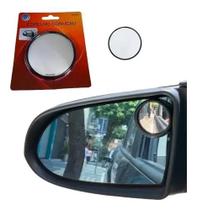 Espelho Auxiliar Convexo 8cm Grande Para Retrovisor Caminhão Ônibus Carro Ponto Cego Universal Pro Un