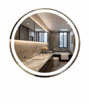 Espelho Banheiro Inteligente Touch Led 3 Cores Com Desembacador 80x80 cm