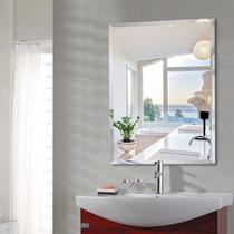 Espelho banheiro lapidado Bisotê 50x60cm Com Pendurador - Woodglass