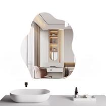 Espelho Banheiro Organico Inteligente Touch Led 3 Cores Com Desembaçador 80x60 cm