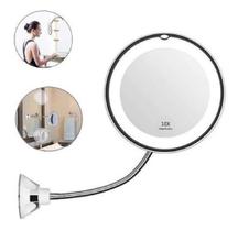 Espelho Banheiro Quarto Salão LED Flexível 360 Maquiagem10x - Vision