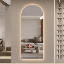 Espelho Base Reta Com LED touch Corpo inteiro 150x40