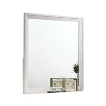 Espelho Benzara Tory 91cm Retangular de Madeira Maciça Branco