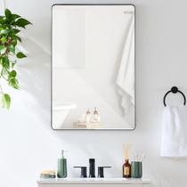 Espelho Best Choice Products com moldura de metal preto 24x36 cm Espelho Best Choice Products com moldura de metal preto 24x36 cm