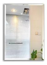 Espelho Bisotado 4mm Para Banheiro 80x60 Premium Agc C/ Kit