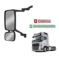 Espelho c Auxiliar para Volvo FM FH 2013 2014 LE Elétrico