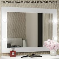 Espelho Camarim Suspenso 90x68cm para 4 Lâmpadas PE2006 Tecno Móbili