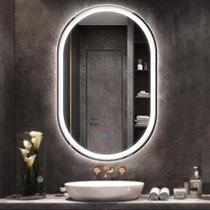 Espelho Cápsula Com LED Frontal e Verso + Touch Screen Espelho Cápsula Com LED Frontal e Verso + Touch Screen