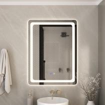 Espelho Catarina Retangular 60x80 com LED e desembaçador - Fabribam Espelho Catarina Retangular 60x80 com LED e desembaçador - Fabribam
