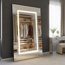 Espelho chanfrado led 120x200 cm luxo Espelho chanfrado led 120x200 cm luxo
