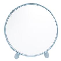 Espelho Circular De Vidro Portátil Com Porta Objetos: Praticidade e Estilo em um Único Acessório!