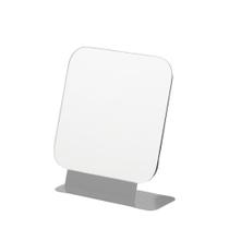 Espelho com Base em Metal Cinza 13.5X16X5.5 Cm