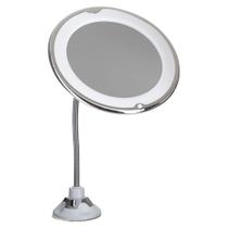 Espelho Com Luz Led 10 X Aumento P/ Maquiagem Banheiro / 534