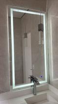 Espelho com touch dimmer led 6500k embutido 0,70x1,00