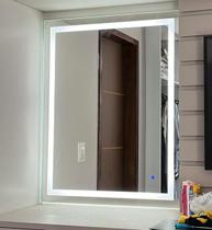 Espelho com touch led 6500k embutido 0,60x0,70 Espelho com touch led 6500k embutido 0,60x0,70