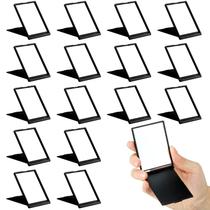 Espelho compacto Queekay Small Makeup Dobrable Mirror Black x16