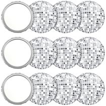 Espelho compacto Qunclay Disco Ball Vintage Round 7 cm 12 unidades