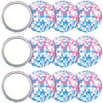 Espelho compacto Qunclay Disco Ball Vintage Round 7 cm 12 unidades