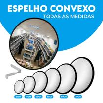 Espelho Convexo 23cm com Acabamento em Borracha Vision Espelho Convexo 23cm com Acabamento em Borracha Vision