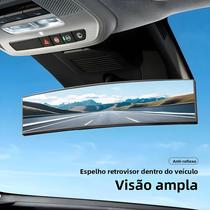 Espelho Convexo Antirreflexo Para Carro Com Grande Ângulo De Visão Panorâmica Auxiliar Interior
