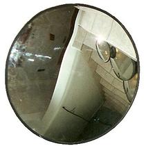 Espelho Convexo de 30 cm de Diâmetro - Acabamento em Borracha - Ati Glass