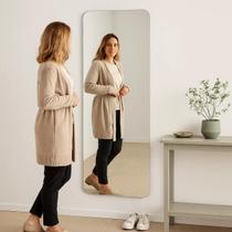 Espelho Corpo Inteiro Rocco Grande Retangular 150x40cm Quarto Sala Hall Banheiro