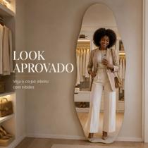 Espelho Corpo Inteiro Sem Moldura Para Quarto Feminino Closet e Sala de Estar Espelho Corpo Inteiro Sem Moldura Para Quarto Feminino Closet e Sala de Estar