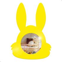 Espelho Criativo 25x35cm Enxoval Bebe Decoracao Quarto Infantil Coelho Amarelo Espelho Criativo 25x35cm Enxoval Bebe Decoracao Quarto Infantil Coelho Amarelo