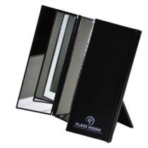 Espelho de 3 Faces Com Suporte de Mesa Black Fold Mirror Klass Vough