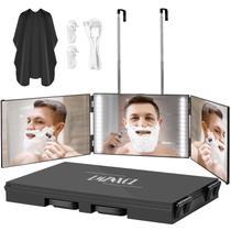 Espelho de 3 Vias LMZNXCZ com Luzes LED para Corte de Cabelo Espelho de 3 Vias LMZNXCZ com Luzes LED para Corte de Cabelo