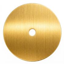 Espelho de apoio trust4care 6 cm dourado escovado, roseta redonda
