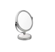 Espelho de Aumento 2x Mor Dupla Face Classic 8483 Cromado