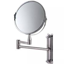 Espelho de Aumento Dupla Face Articulado - 8482 - MOR