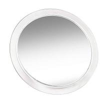 Espelho de aumento Rucci 5X com 3 ventosas de montagem usadas para maquiagem precisa