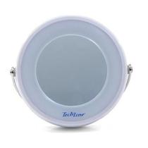 Espelho de Aumento Techline Dupla Face Com Luz LED Branco TEC-829