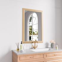 Espelho de banheiro Amorho Oak Wood Grain Metal Frame 60x90cm Espelho de banheiro Amorho Oak Wood Grain Metal Frame 60x90cm