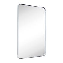Espelho de banheiro GRACTO Chrome em aço inoxidável 50x75cm Espelho de banheiro GRACTO Chrome em aço inoxidável 50x75cm
