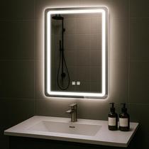 Espelho de Banheiro JOHALXER 51x71 cm LED com Iluminação Traseira Antivapor Espelho de Banheiro JOHALXER 51x71 cm LED com Iluminação Traseira Antivapor