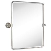 Espelho de banheiro TEHOME Farmhouse Nickel Metal 50x60cm Espelho de banheiro TEHOME Farmhouse Nickel Metal 50x60cm