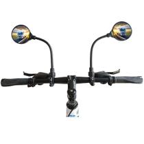 Espelho de bicicleta RYANGO, pacote com 2, retrovisor ajustável para guidão