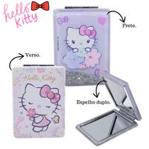 Espelho de Bolsa Quadrado Hello Kitty Sanrio