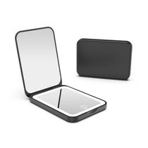 Espelho de bolso Kintion 2025 recarregável de 3 cores LED 1X/3X preto Espelho de bolso Kintion 2025 recarregável de 3 cores LED 1X/3X preto