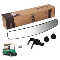Espelho de carrinho de golfe 10L0L, visão traseira, 16,5 cm, extra largo, 180 Espelho de carrinho de golfe 10L0L, visão traseira, 16,5 cm, extra largo, 180
