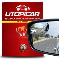 Espelho de carro convexo Blind Spot Utopicar Rearview, pacote com 2