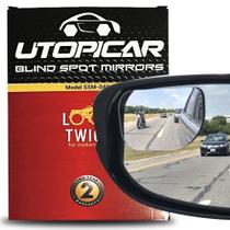 Espelho de carro convexo Blind Spot Utopicar x Large Rear View, pacote com 2