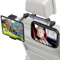 Espelho de Carro para Bebê Ashcozy - Retrovisor com Suporte para Tablet