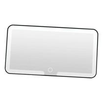 Espelho de Carro Sem Fio Maquiagem USB Led Quebra Sol 3 cores Automovel Veiculo Branco quente e Frio Espelho de Carro Sem Fio Maquiagem USB Led Quebra Sol 3 cores Automovel Veiculo Branco quente e Frio
