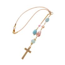 Espelho de carro Sun Catcher Retrovisor Charm Crystal Cross