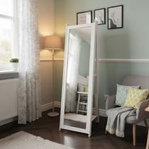 Espelho de Chão com 2 Prateleiras Retrô 161x50cm Movelbento Espelho de Chão com 2 Prateleiras Retrô 161x50cm Movelbento